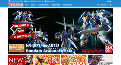 Desktop Screenshot of gundam.my