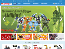 Tablet Screenshot of gundam.my